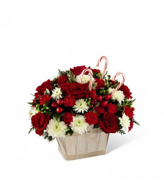 The FTD Candy Cane Lane Bouquet The FTD Candy Cane Lane Bouquet